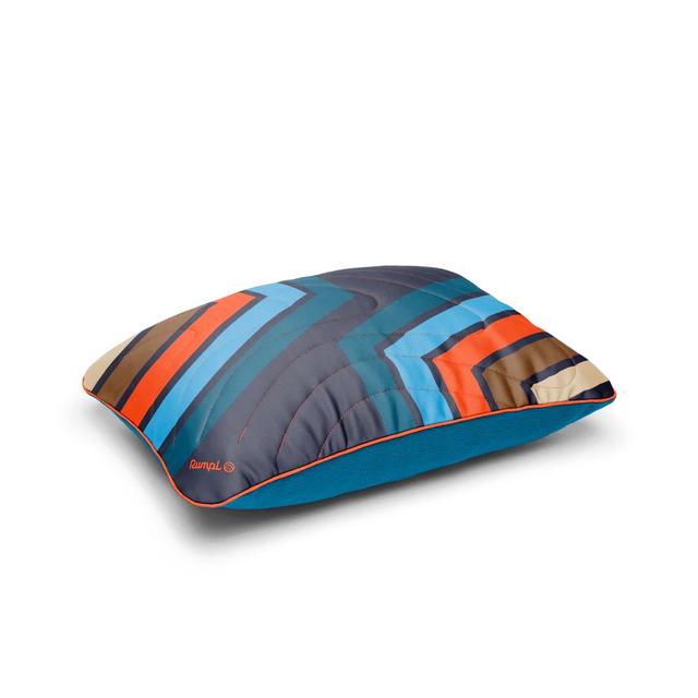 The Camp Pillow - Midnight Retro Stripes