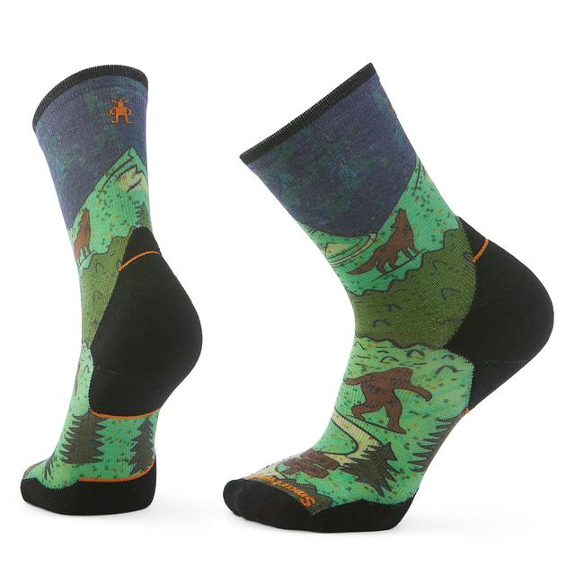 Unisex Trail Run Neature Print Crew Socks