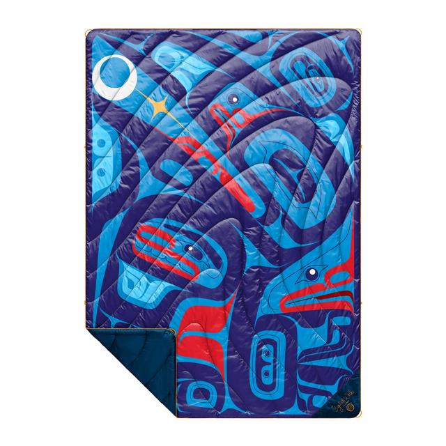 Rumpl Original Puffy Blanket | Crystal Worl | Raven & Moon