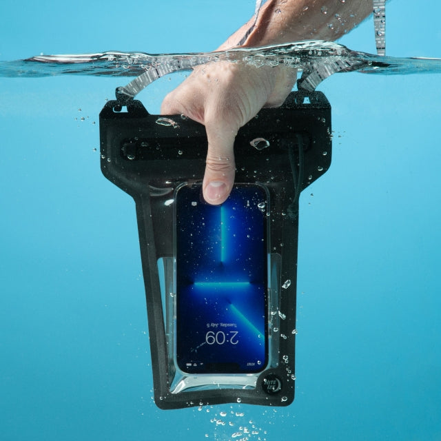 RunOff Waterproof Phone Pouch - Blue