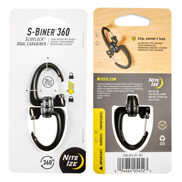 S-Biner 360 SlideLock Dual Carabiner #3