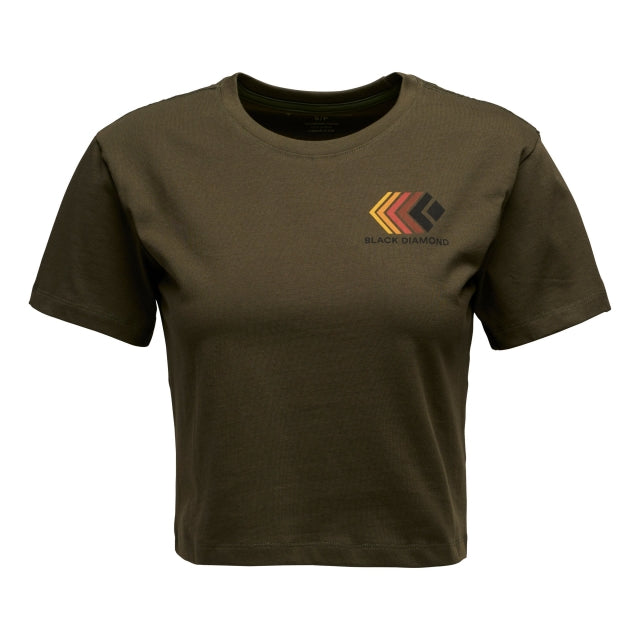 Women's Faded Crop Short Sleeve Tee