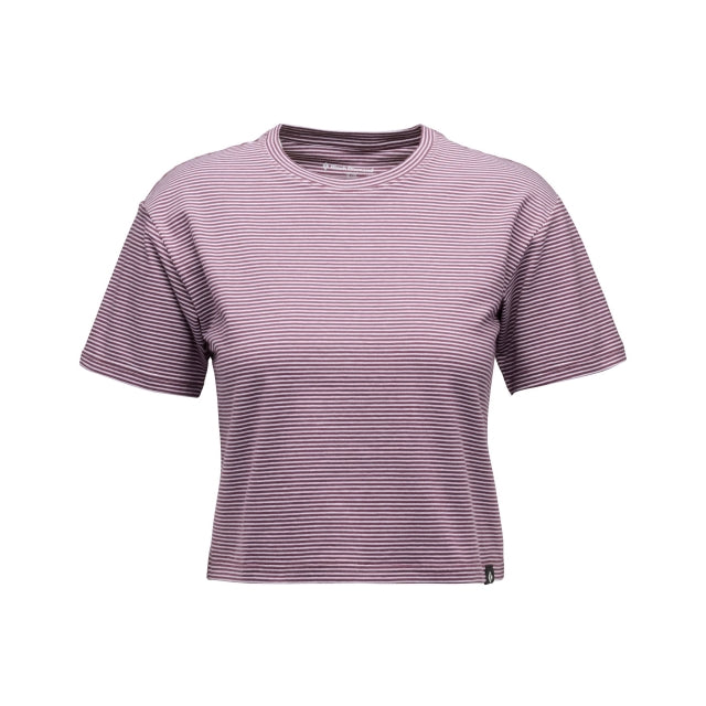Women's BD Stripe Crop Short Sleeve Tee