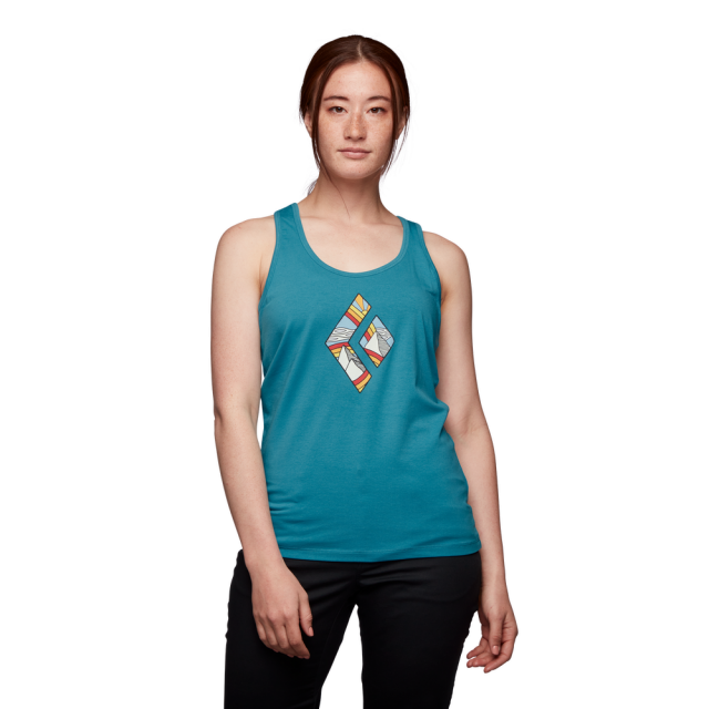Women's Rainbow Diamond Tank
