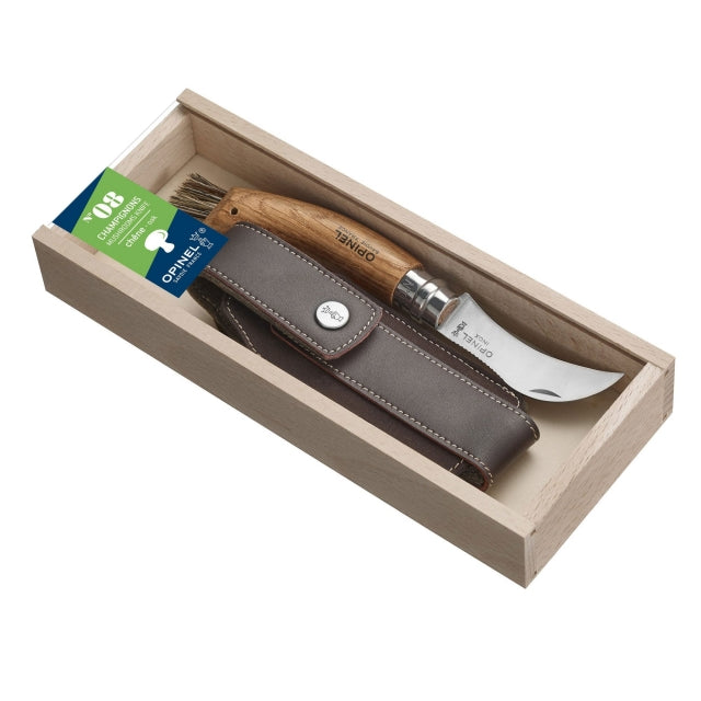 No.08 Mushroom Oak Handle + Sheath Gift Box
