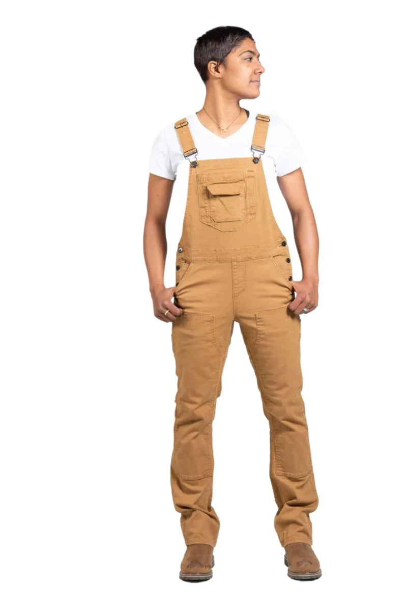 Women's Freshley Overall - Saddle Brown Canvas