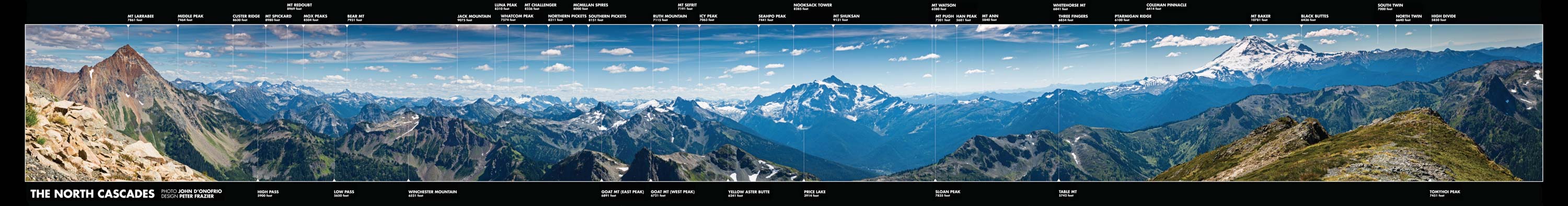The North Cascades Panorama Print