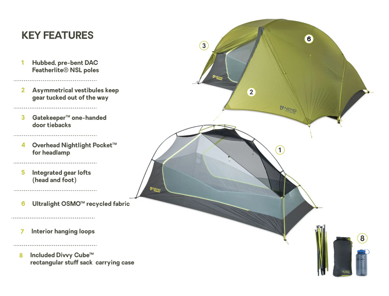 Dragonfly Osmo Ultralight Backpacking Tent