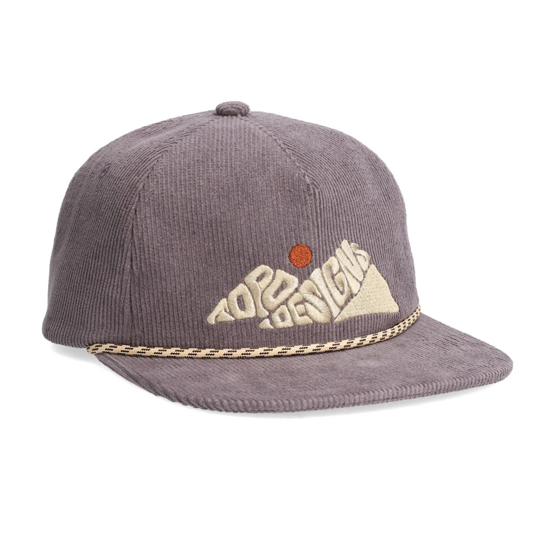 Corduroy Trucker Hat - Rugged Peaks