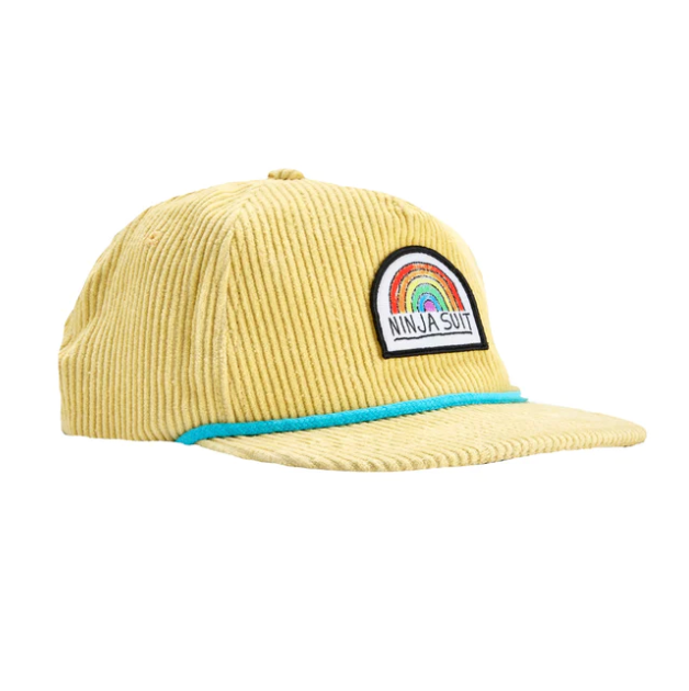 Ninja Rainbow Corduroy Cap