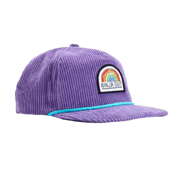 Ninja Rainbow Corduroy Cap