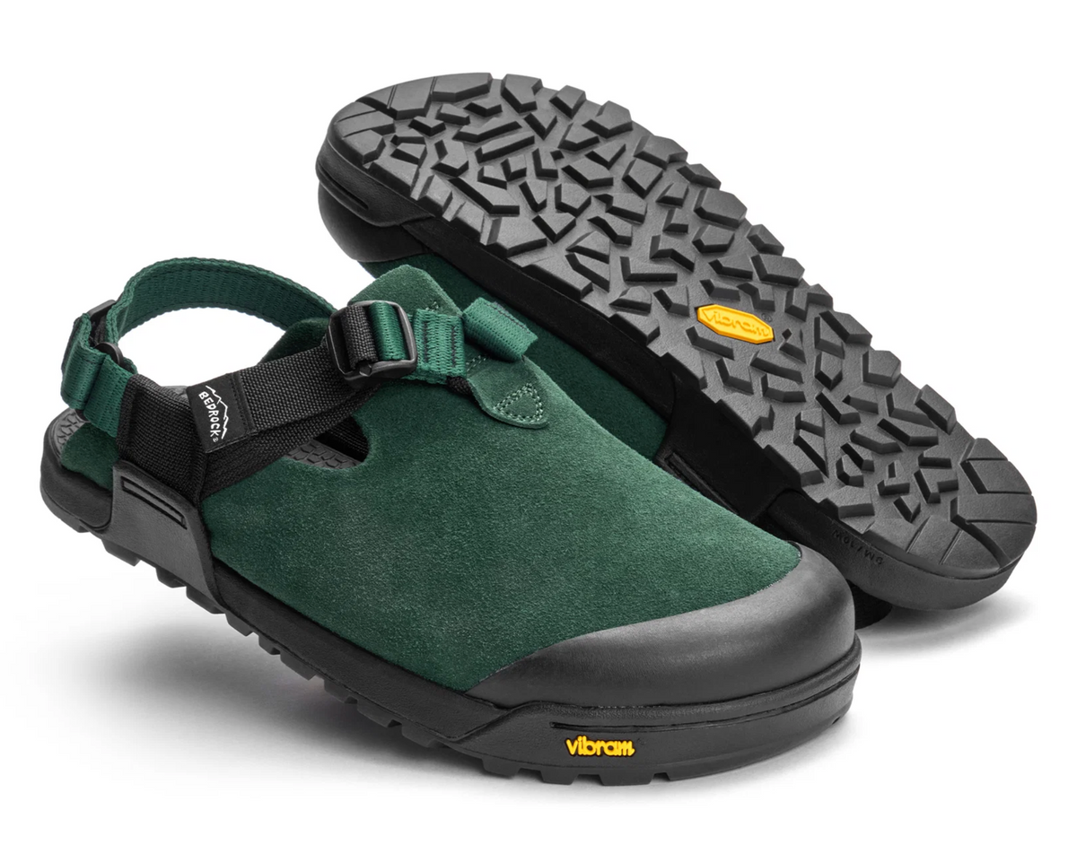Mountain Clog - Suede Leather (Cascade Green)