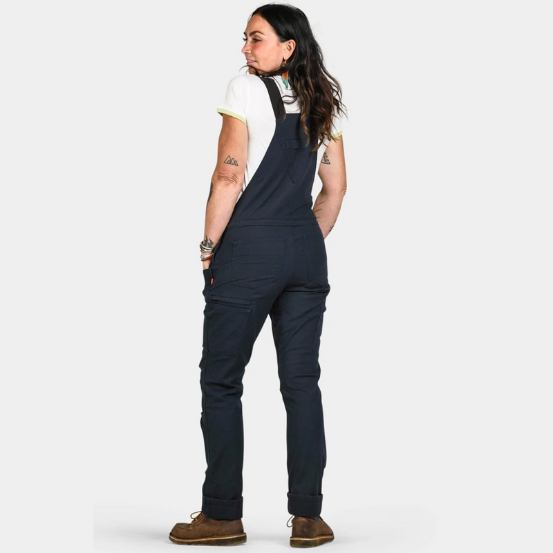 Freshley Drop Seat Overalls (Navy Canvas)