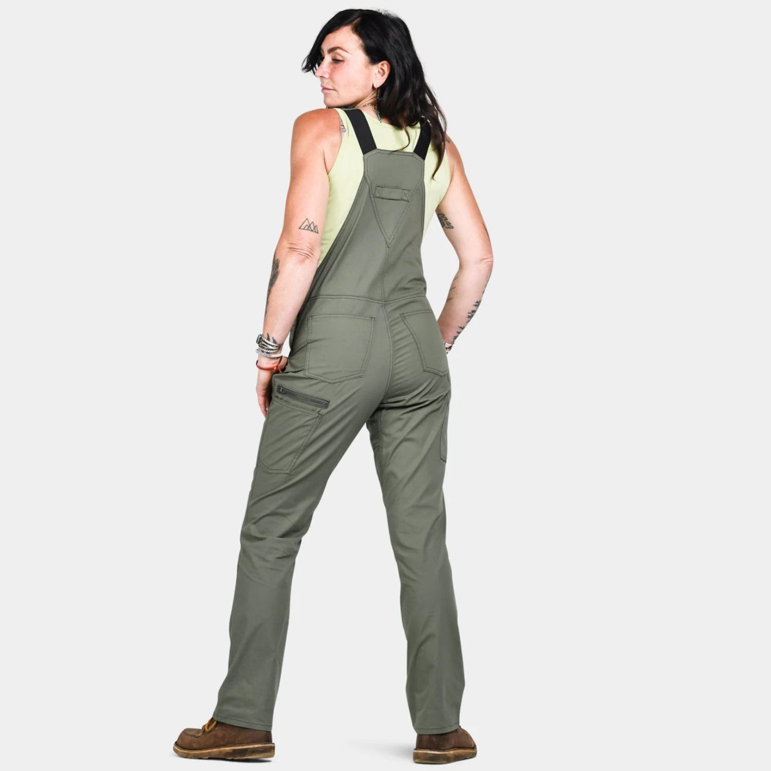 Freshley Overalls (Lichen Green Ripstop)