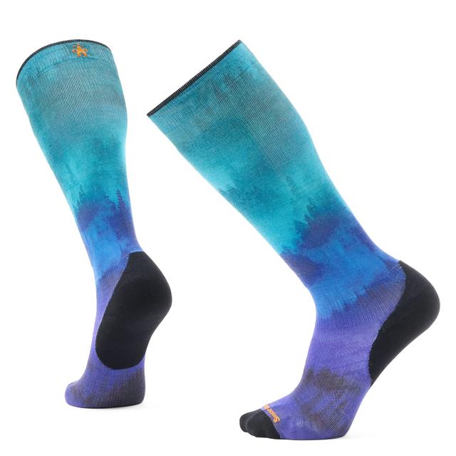 Ski Compression Print Over The Calf Socks