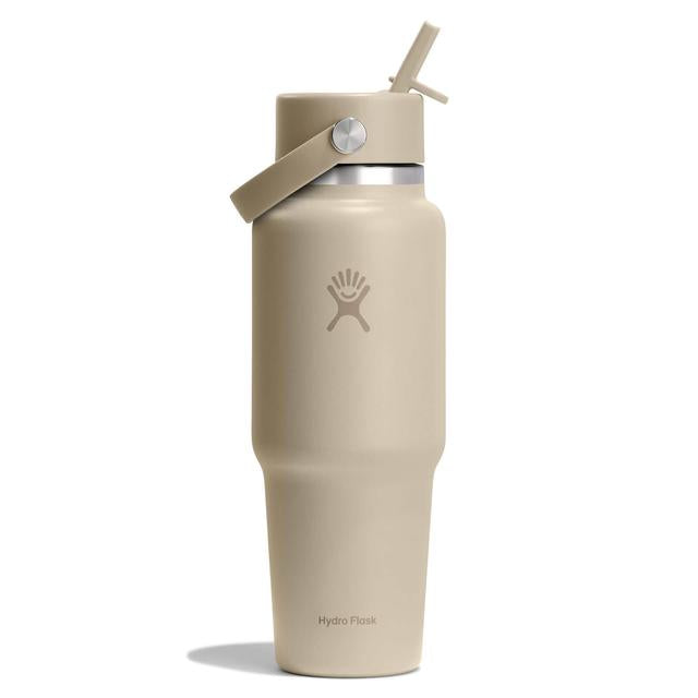 32 oz Wide Mouth Travel Bottle with Flex Straw Cap