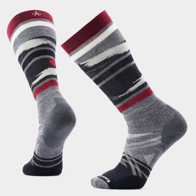 Unisex Ski Midnight Ski Pattern Over The Calf Socks