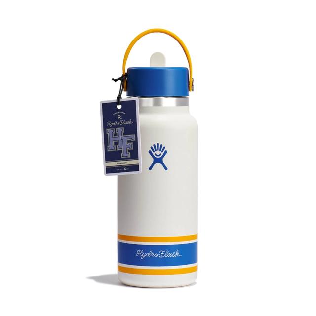 32 oz Wide Mouth with Flex Straw Cap - Campus Ivory