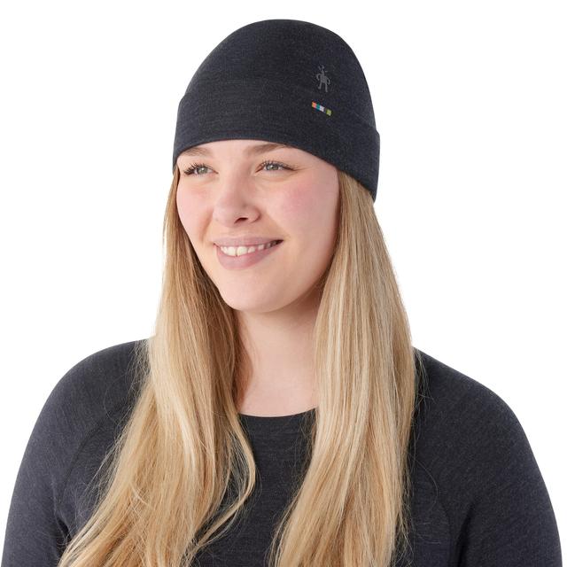 Unisex Thermal Merino Reversible Cuffed Beanie Hat