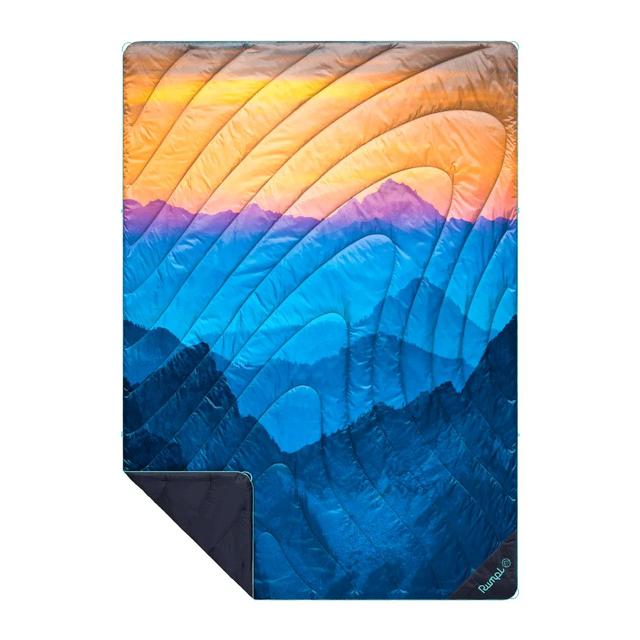 Original Puffy Blanket - Misty Peaks Mountainscape