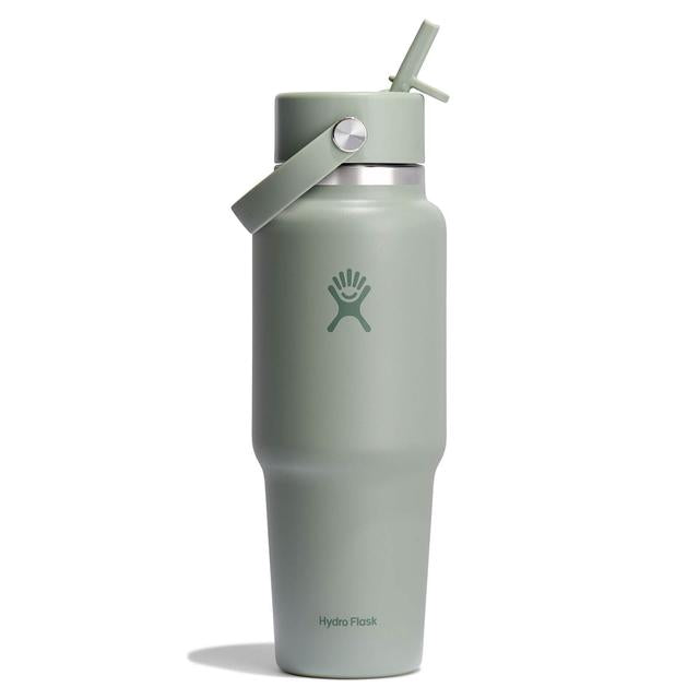 32 oz Wide Mouth Travel Bottle with Flex Straw Cap