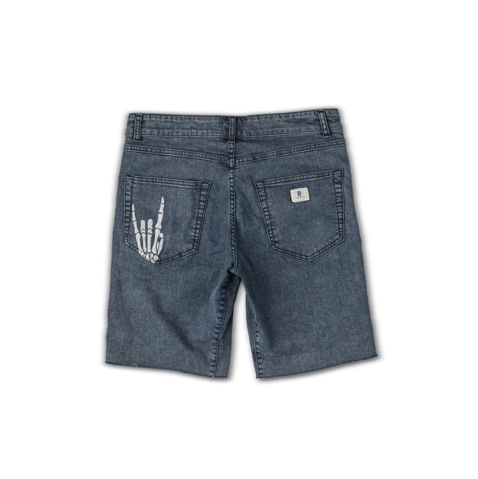 Men's Black Acid Jorts