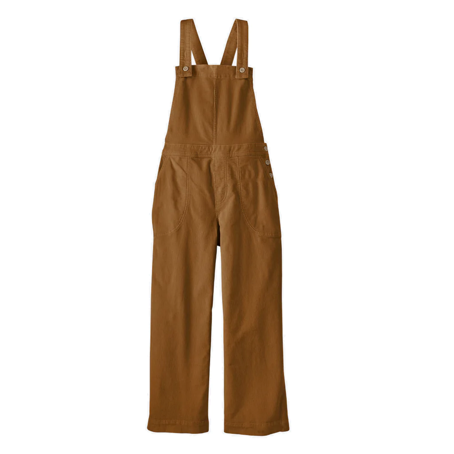 Women's Stand Up Cropped Corduroy Overalls