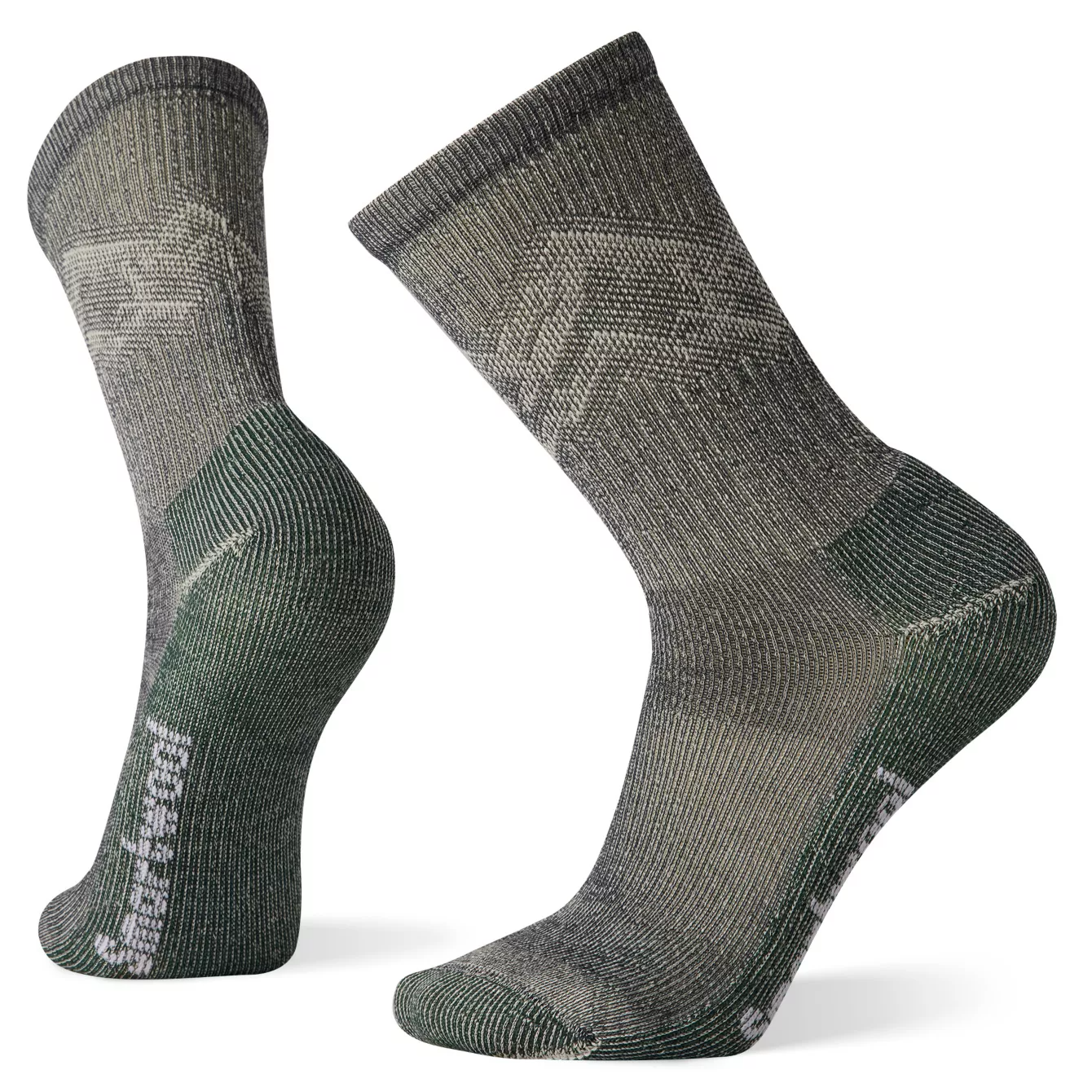 Hike Classic Edition Light Cushion Mountain Pattern Crew Socks